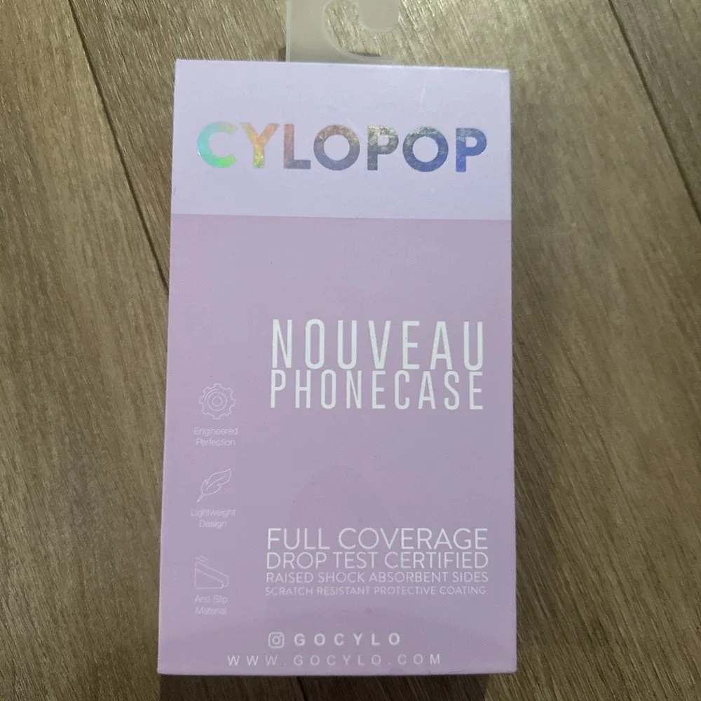 Cyclpop Nouveau Phone Case iPhone 15/14/13 Checkered‎ w/Heart NEW